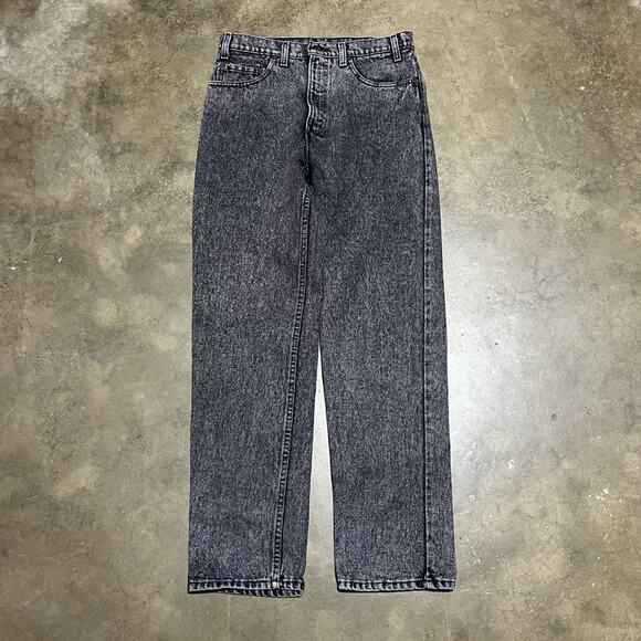 Vintage 90s Levi's 540 Black Straight Leg Jeans 31x31 - Picture 1 of 3